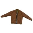 thumbnail image 3 of Kokiya 1/6 Male Action Figure Jacket Coat Doll Decor Costume Model brown, 3 of 9