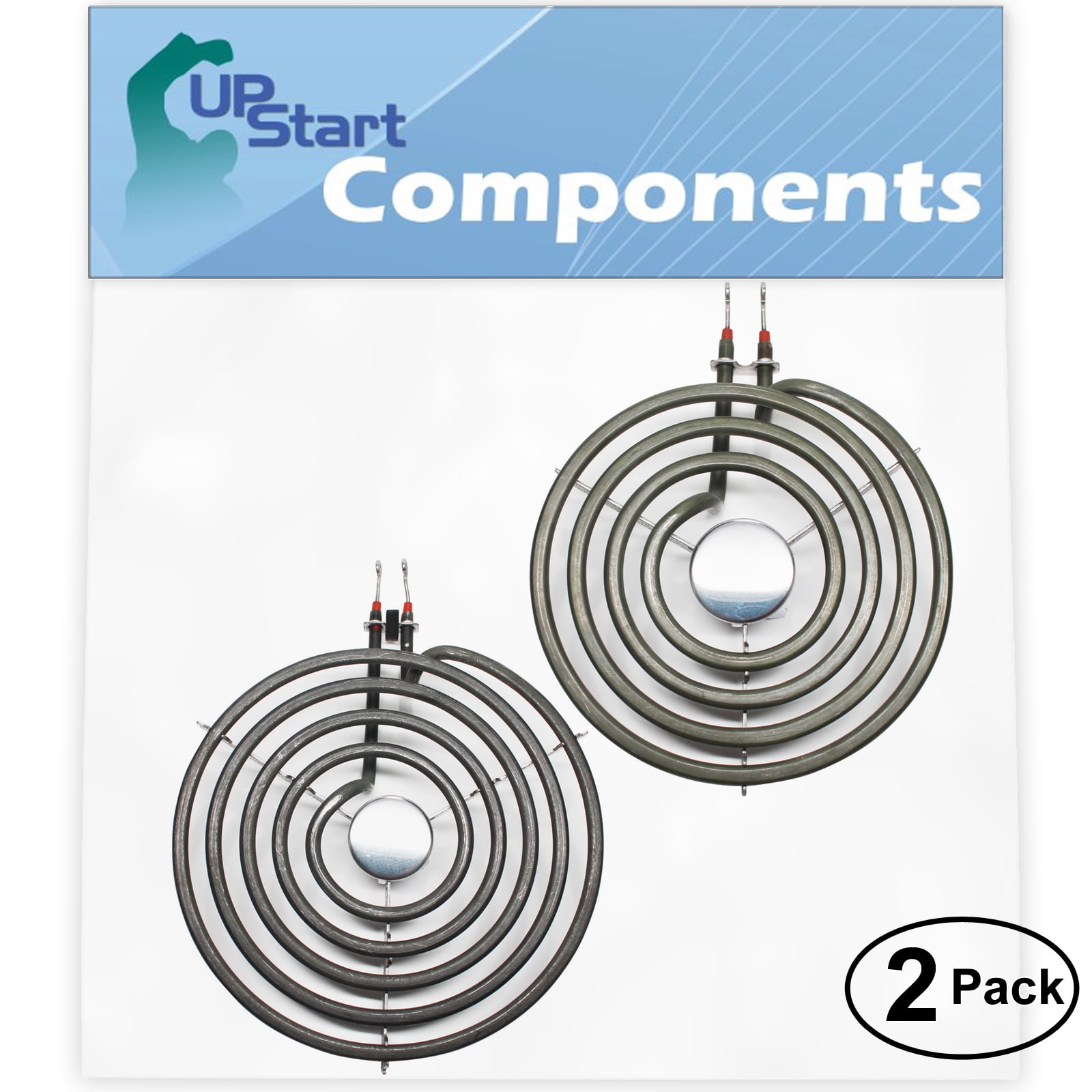 2-Pack Replacement for Whirlpool RS675PXGT10 8 inch 5 Turns u0026 6 inch 4  Turns Surface Burner Elements - Compatible with Whirlpool 9761345 u0026 660532 Heating  Element for Range, Stove u0026 Cooktop - Walmart.com