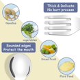 thumbnail image 3 of Baby Fork Spoon Set,2pcs Child Fork and Spoon Set Food Grade 304 Stainless Steel Spoon and Fork, 3 of 4