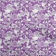 thumbnail image 1 of oneOone Velvet Purple Fabric Florals Sewing Craft Projects Fabric Prints By Yard 58 Inch Wide, 1 of 4