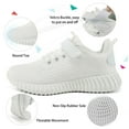thumbnail image 2 of Ecetana Kids Sneakers Lightweight Breathable Mesh Sports Running Shoes for Boys Girls, 2 of 5