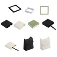 thumbnail image 2 of 10 Pieces Household Shop Portable Jewelry Box Jewelry Organizer Rings Bangles Bracelets Pendant Case Organizing Boxes White Box 9x9x2cm, 2 of 8
