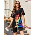 thumbnail image 3 of Weardear Women Oversized T-Shirt Short Sleeve Summer Casual Loose Tee Tops, S-XXL, 3 of 5