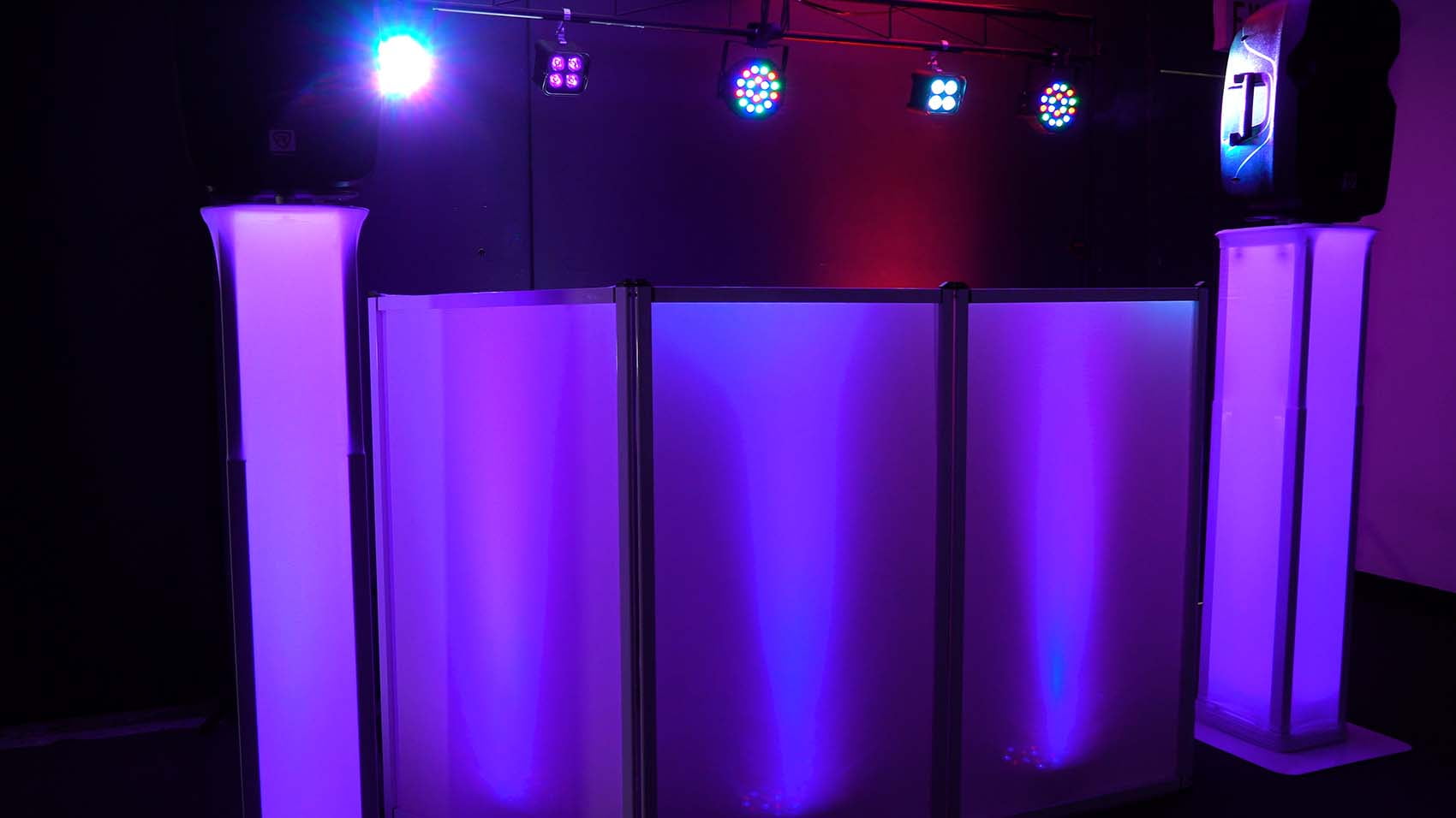 Rockville RPG102K DJ Kit w/10" Speakers+Mic+Stands+Facade+Up Lights+LED Fogger