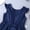 Navy Blue, variant on Flower Girls Bridesmaid Flower Dress Fly Sleeves V Back Satin Birthday Party Dress