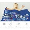 thumbnail image 3 of Nurse Gifts Blanket, 40 x 50 Inch Throw Lightweight Super Soft Cozy Blankets for Couch Bed Sofa Chair, Nurse Appreciation Gifts,Nurse Gifts for Nursing Student, 3 of 6