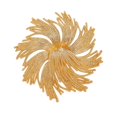 thumbnail image 1 of Broche de flores, Broche de flores, Exquisita insignia de metal para solapa, Pin dorado para vestidos, abrigos, sombreros, blusas, 1 of 9