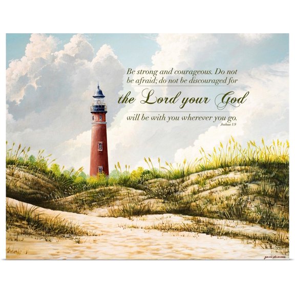 Great BIG Canvas | Rolled Bruce Nawrocke Poster Print entitled Be Strong