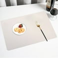 thumbnail image 6 of Gosuguu Double Sided PU Leather Placemat Heat Insulating Table Mat for Dining, 6 of 6