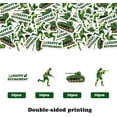 thumbnail image 5 of Army Retirement Party Confetti 200pcs Military Going Away Party Decorations Military Happy Retirement Camouflage Double-sided Printing Table Confetti for Army Farewell We Will Miss You Party, 5 of 6