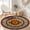 Color 4, variant on SPXUBZ Velvet Round Area Rug Multicolor Blue Bohemian Mandala Circular Floor Mat Soft Non-Slip Accent Carpet for Living Room Bedroom Vintage Boho Home Decor Throw Rug