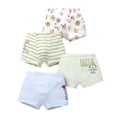 thumbnail image 2 of Sous-vêtements Garçons Enfants Mignons Dessin Animé 4 Pcs Boxeurs Garçons Verts 7-8 Ans, 2 of 4