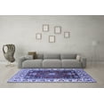 thumbnail image 3 of Ahgly Company Indoor Rectangle Persian Blue Traditional Area Rugs, 5' x 7', 3 of 4