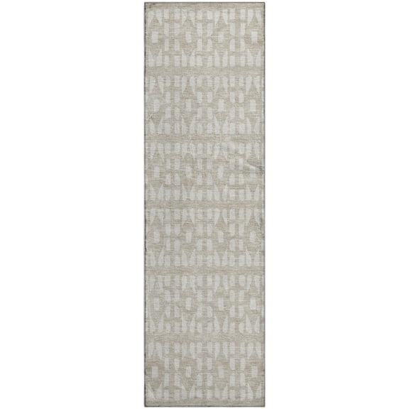 Dalyn Rugs Premium Machine Washable Mayfield AMF963 Beige 2'3" x 7'6" Runner Rug