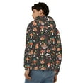 thumbnail image 4 of Kdxio Mushroom With Snails Print Men Hoodies Casual Hoodies for Men with Zip Pockets Full Zip Long Sleeve Sweatshirt Sports Hooded Jacket-X-Large, 4 of 5