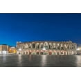 thumbnail image 2 of Tilley, Rob 18x13 Black Ornate Wood Framed with Double Matting Museum Art Print Titled - Italy-Verona Piazza Bro dawn, 2 of 4