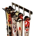thumbnail image 6 of SafeRacks Wall Mounted Ski/Snowboard Rack - Includes 5 Storage Hooks, 6 of 7