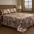 thumbnail image 7 of VISI-ONE Realtree Edge Queen Camo 4 Piece Sheet Set – Lightweight, Cooling, Wrinkle-Free Microfiber 15" Deep Pockets Sheets, Unisex Rustic Western Farmhouse Style Made to Complement All Living Spaces, 7 of 7