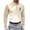 Khaki, variant on Mens Quick Dry Long Sleeve Golf Shirts Gradient Polka Dot Print Collared Athletic Pullover Top for Golf Training and Daily Sports