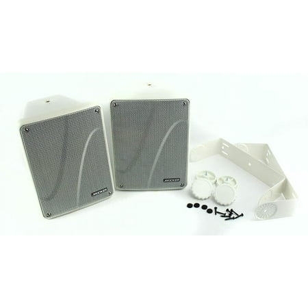 NEW KICKER KB6000 6.5" White Full Range Indoor/Outdoor/Marine Speakers 11KB6000W