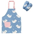 thumbnail image 1 of Delantal para niños: delantales impermeables con correa ajustable y bolsillo, delantales de cocina para niños, para cocinar, hornear, pintar, fiestas, regalos de cumpleaños y Navidad, 1 of 8