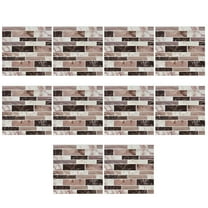 SELIVO Art 3d 10-Sheets Peel and Stick Kitchen Backsplash Tiles,10x10 CM Self-Adhesive Marble Grey Wall Tiles for Kitchen and Bathroom