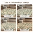 thumbnail image 7 of ODIKA 5'x7' Washable Area Rug Circle Door Southwestern Prickly Pear Stepped Border Doormat for Guest Room, Lounge, Apartment, Non-Slip Low Profile, Stain Resistant, 7 of 7