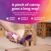 SmartyKat Organic Catnip for Cats, 100% Certified Organic & Natural, Pure & Potent, Resealable Shaker Canister, 2 Ounce