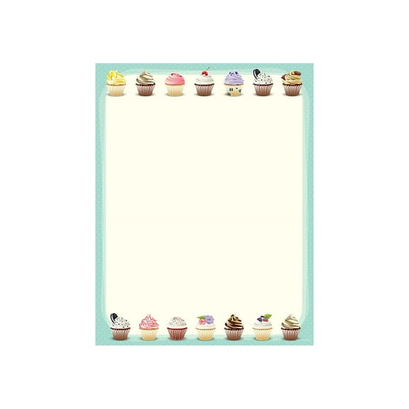 Great Papers Iced Cupcakes - Letter A Size (8.5 in x 11 in) 60 lbs - 80 sheet(s) letterheaded paper