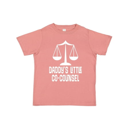 

Inktastic Lawyer Daddys Little Co Counsel Gift Toddler Boy or Toddler Girl T-Shirt