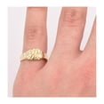 thumbnail image 3 of Nugget Oval Men's Adult Ring 10K Yellow Gold, 2.00 Gr - GOLDUM NYC, 3 of 4