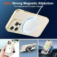 thumbnail image 5 of Magnetic for iPhone 13 Pro Case [Compatible with MagSafe] [10 FT Military Grade Drop Protection] Slim Translucent Matte Shockproof with Anti-Fingerprint Phone Case,Matte Antique White, 5 of 14