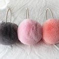 thumbnail image 2 of Winter Earmuff Soft Plush Solid Color Faux Pearl Fluffy Ear Muff Ear Warmer, 2 of 4