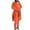 40-Legging Sets-Orange, variant on SELONE Legging Sets For Women 2 Piece Long Sleeve Pullover Tops Long Leggings Oversized Crew Neck Sweat Suits Skinny Workout Outfits Solid Gym Sets Two Piece Set Streetwear Fall Wintern Clothes Red