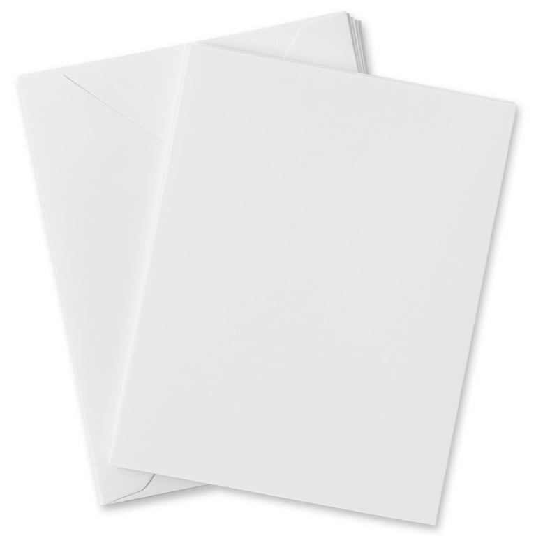 12 Packs: 10 ct. (120 total) White Cards & Envelopes by Recollections™,  4.25 x 5.5