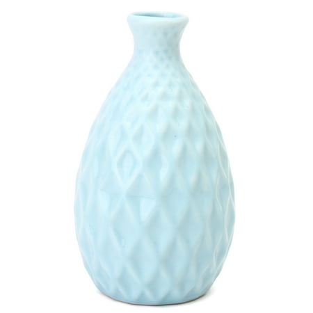 Floral Ceramic Vase Meigar Simple Style Ceramic Vase Wedding Home Office Desktop Decoration Small Ornament Gift ()