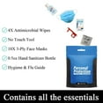 thumbnail image 3 of Go2Kits Multi-Day Personal PPE Kit for the Car, Office or Home and To-Go (PPE600) 100 Pack, 3 of 7