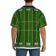 thumbnail image 3 of Fotbe American Football Field Camisa Estampada de Manga Corta para Hombre, Casual de Verano, Estilo Playero, Sin Arrugas-Large, 3 of 5