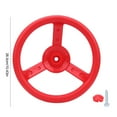 thumbnail image 4 of Children Swingset Steering Wheel Playground Plastic Safety Swing Set Interactive Gaming Device Interactive Game Playing Fixing Accessories Red, 4 of 8