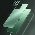 thumbnail image 3 of Compatible with iPhone 14 Pro Glossy Case Metal Brushed Back Soft Silicone Edge Lens Protection Slim Protection Shockproof Cover for Women Girls Green, 3 of 11