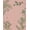 Pink, Pattern 3, variant on ODIKA 3'x5' Tan Geometric Patterned Washable Accent Rug Dynamic Abstract Design With Intricate Motifs for Bedside, Nursery Room, Pet Friendly & Non-Shedding