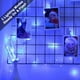 thumbnail image 3 of 2 x 50 luces LED de cadena que funcionan con pilas, mini luces LED de hadas de 5 m, luz de decoración interior y exterior para dormitorio, Navidad, boda, fiesta, hogar, jardín, azul esquí esquí Gafas de esquí, 3 of 5