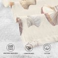thumbnail image 5 of Yayeee 100% Cotton Hand Towels for Bathroom 16" x 28" Soft Absorbent Kitchen Towel, Watercolor Seashells, 5 of 7
