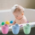 thumbnail image 4 of Baby Bath Rinse Cup Shampoo Wash Hair Water Container Eyes Soft Spout Easy Grip Bathing for Toddlers, 4 of 5