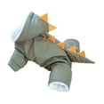 thumbnail image 2 of Abrigo de invierno para perros Abrigos para clima frío Chaqueta para perros Disfraz de dinosaurio para perros pequeños y gatos M, 2 of 9