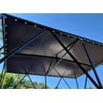 thumbnail image 6 of Covers & All Tarps Heavy Duty Waterproof with Grommets, 18 Oz PVC Polyester Waterproof Tarp, Tear & UV Resistant, Multipurpose Use – Roof, Canopy, Camping, Pool, Dump Truck, Patio (25’ x 8’, Gray), 6 of 9