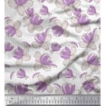 thumbnail image 1 of Soimoi Polyester Crepe Fabric Petals Floral Decor Fabric Printed Yard 42 Inch Wide, 1 of 3