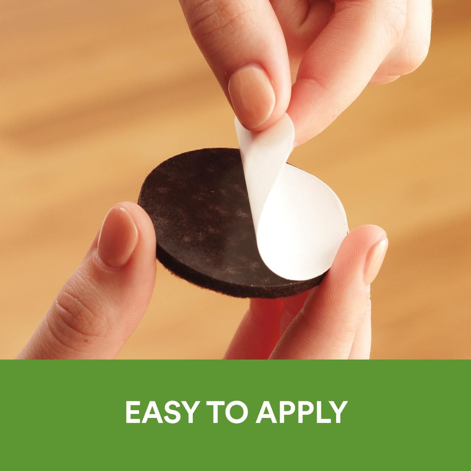 Patins en feutre ronds Scotch®, SP827-NA, brun, 5,08 cm (2 po), 6/paquet