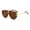 brown, variant on Aviator Sunglasses for Men Women UV400 Protection Metal Frame Sun Glasses Red