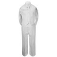 thumbnail image 6 of Boy Kid Formal 1st Communion Christening Baptism White Tuxedo Suit Stole Sm-20, 6 of 6